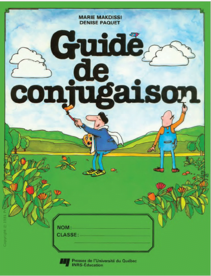 GUIDE DE CONJUGAISON