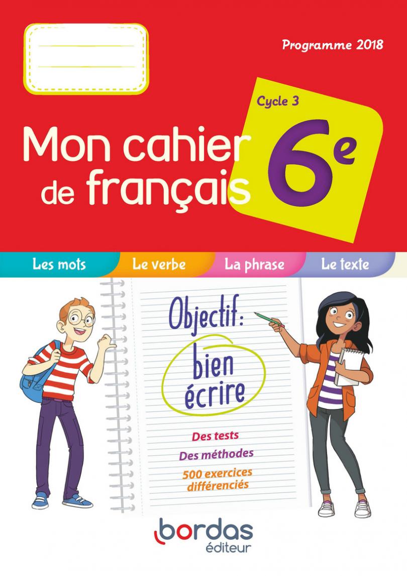 Mon cahier de Français