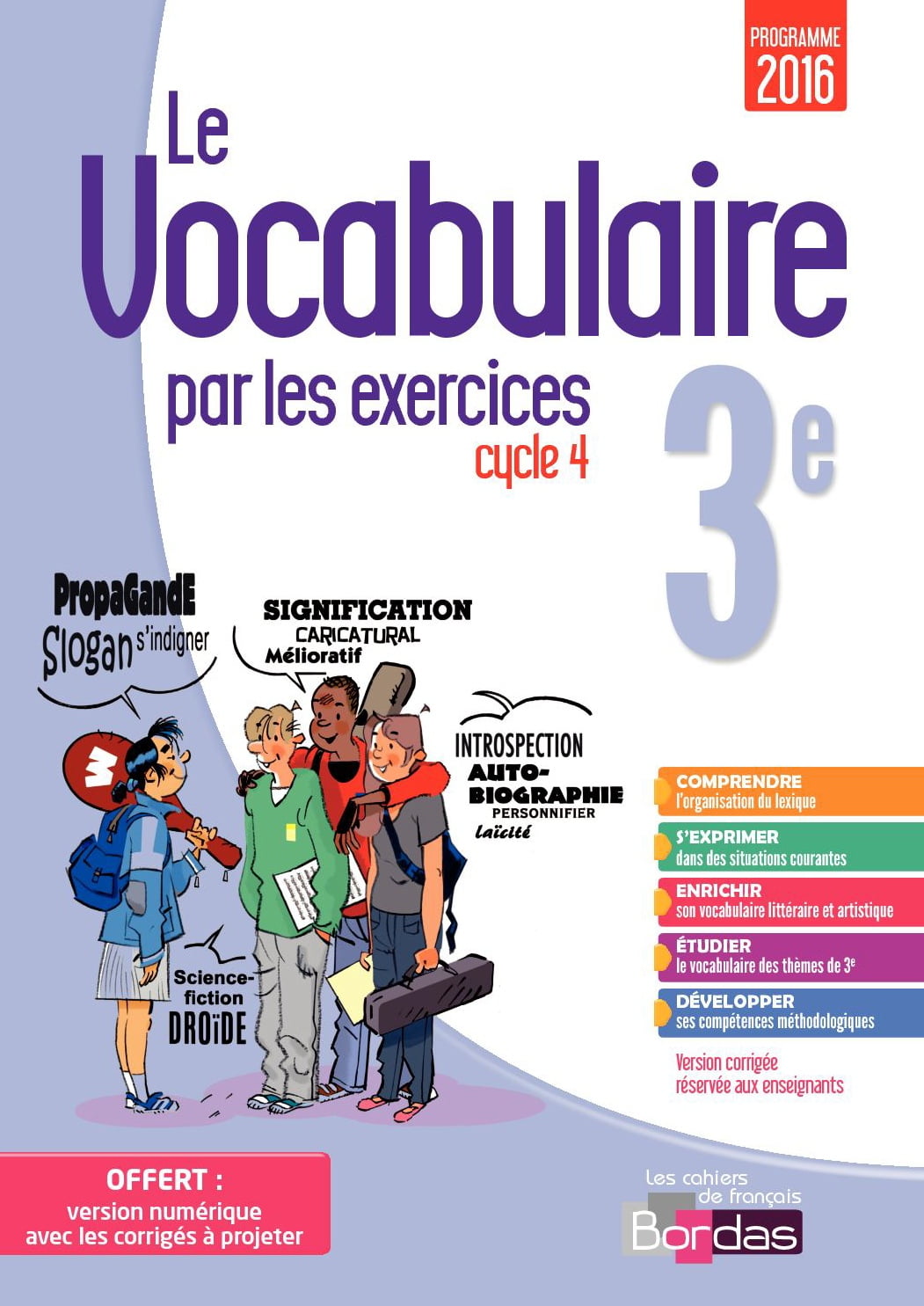 LE VOCABULAIRE PAR LES EXERCICES 3e CYCLE 4