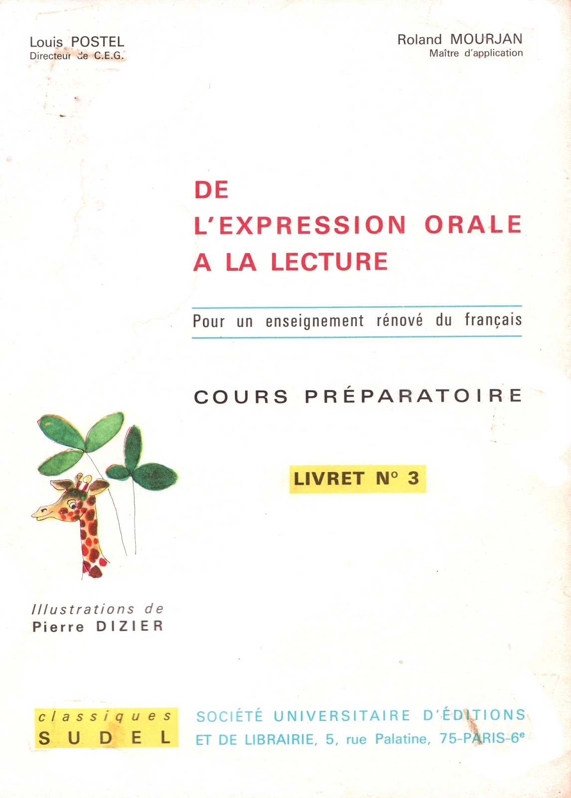 De l’expression orale à la lecture CP