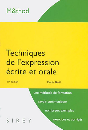 Un livre gratuit en français : les techniques de la expression écrite et orale