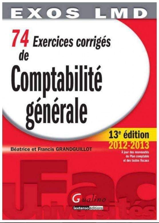 74 Exercices de comptabilité générale