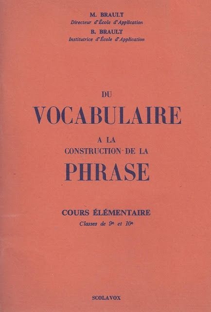 Du vocabulaire à la construction de la phrase