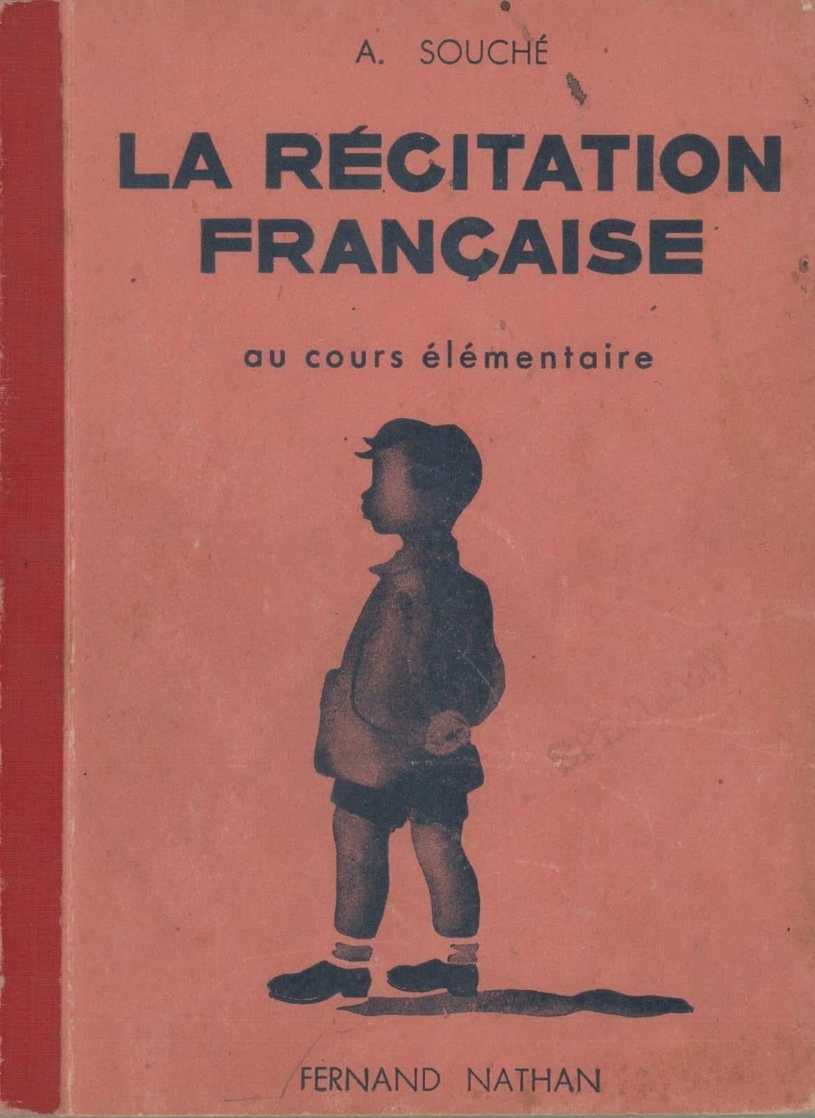 La Récitation française au Cours Élémentaire