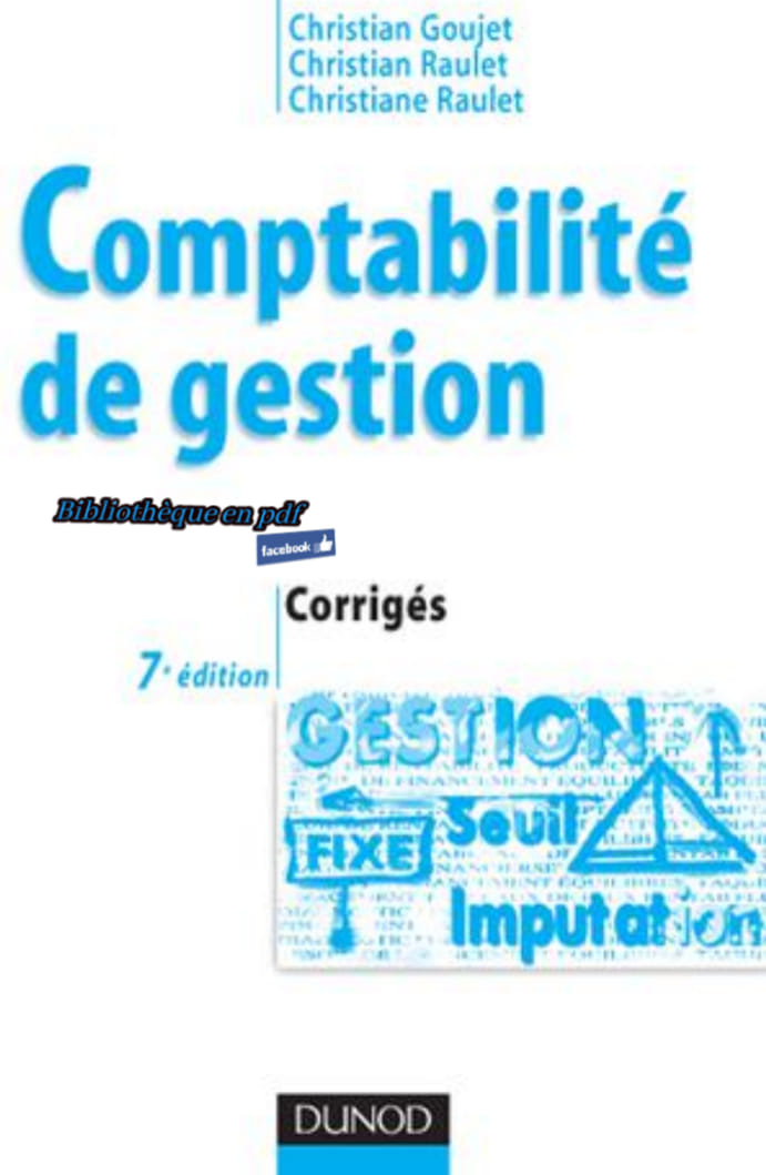 Comptabilité de gestion + corrigé