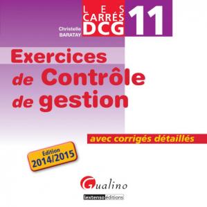 Exercices de contrôle de gestion avec corrigés détaillés