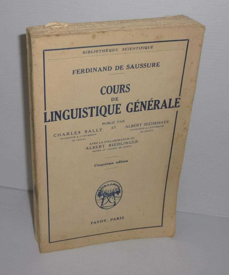 Cours de linguistique générale